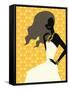 Woman Wearing Dress-null-Framed Stretched Canvas