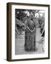 Woman Wearing Full Mourning Costume, Melanesia, 1920-Gunnar Landtman-Framed Giclee Print