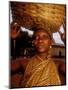 Woman Wearing Gold Fabric Dress and Carrying Basket, Kabile, Brong-Ahafo Region, Ghana-Alison Jones-Mounted Photographic Print
