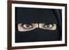 Woman wearing Islamic veil-Godong-Framed Photographic Print