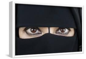 Woman wearing Islamic veil-Godong-Framed Photographic Print