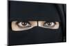 Woman wearing Islamic veil-Godong-Mounted Photographic Print