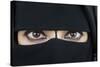Woman wearing Islamic veil-Godong-Stretched Canvas