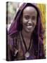 Woman Wearing Maria Theresa Thaler, an Old Silver Coin, at Senbete, Weekly Market, Ethiopia-Nigel Pavitt-Stretched Canvas