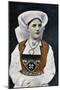 Woman Wearing Norwegian National Costume, C1890-L Boulanger-Mounted Giclee Print