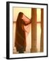 Woman Wearing Sari, Jaisalmer, Rajasthan, India-Doug Pearson-Framed Photographic Print