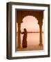 Woman Wearing Sari, Jaisalmer, Rajasthan, India-Doug Pearson-Framed Premium Photographic Print