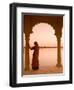 Woman Wearing Sari, Jaisalmer, Rajasthan, India-Doug Pearson-Framed Photographic Print