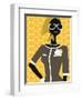 Woman Wearing Scarf and Sunglasses-null-Framed Giclee Print