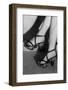 Woman Wearing Shoes from Paris-null-Framed Photographic Print