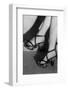 Woman Wearing Shoes from Paris-null-Framed Photographic Print