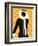 Woman Wearing Winter Coat-null-Framed Giclee Print