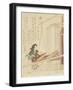 Woman Weaving, Early 19th Century-Yanagawa Shigenobu-Framed Giclee Print