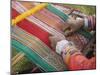 Woman Weaving, Traditional Backstrap Loom, Cuzco, Peru-Merrill Images-Mounted Photographic Print