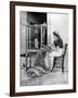 Woman Weaving with Straw on a Hand Loom, Fiesole, Near Florence, Italy, 1936-Donald Mcleish-Framed Giclee Print