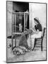 Woman Weaving with Straw on a Hand Loom, Fiesole, Near Florence, Italy, 1936-Donald Mcleish-Mounted Giclee Print