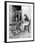 Woman Weaving with Straw on a Hand Loom, Fiesole, Near Florence, Italy, 1936-Donald Mcleish-Framed Giclee Print