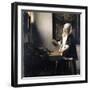 Woman Weighing Gold-Johannes Vermeer-Framed Giclee Print