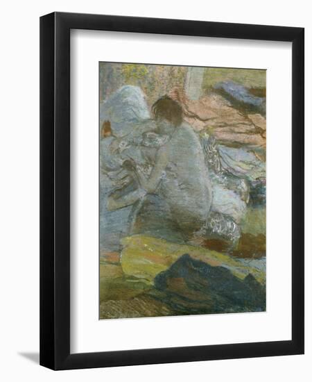 Woman Wiping Her Feet, 1893-Edgar Degas-Framed Giclee Print