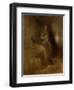 Woman with a Baby in Her Lap, 1890S-Eugene Carriere-Framed Giclee Print