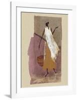 Woman with a Basket-Charlotte Derain-Framed Art Print