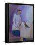 Woman with a Bird, 2003-Sue Jamieson-Framed Stretched Canvas