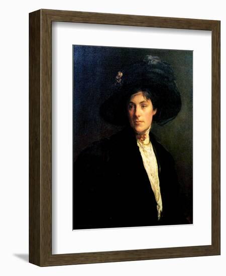 Woman with a Black Hat, 1910-Joseph Decamp-Framed Giclee Print