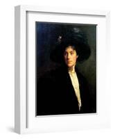 Woman with a Black Hat, 1910-Joseph Decamp-Framed Giclee Print