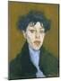 Woman with a Blue Scarf, c.1912-Amedeo Modigliani-Mounted Giclee Print