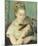 Woman with a Cat, c1875-Pierre-Auguste Renoir-Mounted Premium Giclee Print