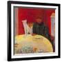 Woman with a Cat-Pierre Bonnard-Framed Giclee Print