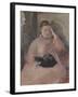 Woman with a Cat-Edouard Manet-Framed Giclee Print