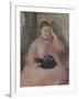 Woman with a Cat-Edouard Manet-Framed Giclee Print