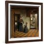 Woman with a Child in a Pantry, c.1656-60-Pieter de Hooch-Framed Giclee Print