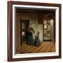 Woman with a Child in a Pantry, c.1656-60-Pieter de Hooch-Framed Giclee Print