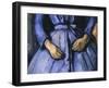 Woman with a Coffee Pot, c.1890-95 (detail)-Paul Cézanne-Framed Premium Giclee Print