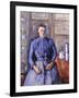 Woman with a Coffee Pot, circa 1890-95-Paul Cézanne-Framed Giclee Print