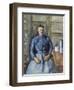 Woman with a Coffeepot, C. 1895-Paul Cézanne-Framed Premium Giclee Print