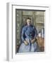 Woman with a Coffeepot, C. 1895-Paul Cézanne-Framed Premium Giclee Print