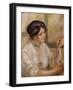 Woman with a Collar-Pierre-Auguste Renoir-Framed Giclee Print