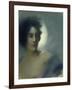 Woman with a Crescent Moon Or, the Eclipse, 1888-Albert Besnard-Framed Giclee Print