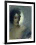 Woman with a Crescent Moon Or, the Eclipse, 1888-Albert Besnard-Framed Giclee Print