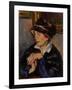 Woman with a Dark Hat, 1917-Anton Faistauer-Framed Giclee Print