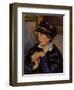 Woman with a Dark Hat, 1917-Anton Faistauer-Framed Giclee Print