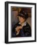 Woman with a Dark Hat, 1917-Anton Faistauer-Framed Giclee Print