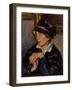 Woman with a Dark Hat, 1917-Anton Faistauer-Framed Giclee Print