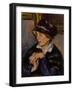 Woman with a Dark Hat, 1917-Anton Faistauer-Framed Giclee Print