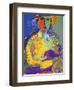 Woman with a Dog-Diana Ong-Framed Giclee Print