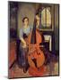 Woman with a Double Bass, 1908-Suzanne Valadon-Mounted Premium Giclee Print
