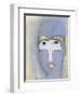 Woman with a dove over her eyes-Marie Bertrand-Framed Giclee Print